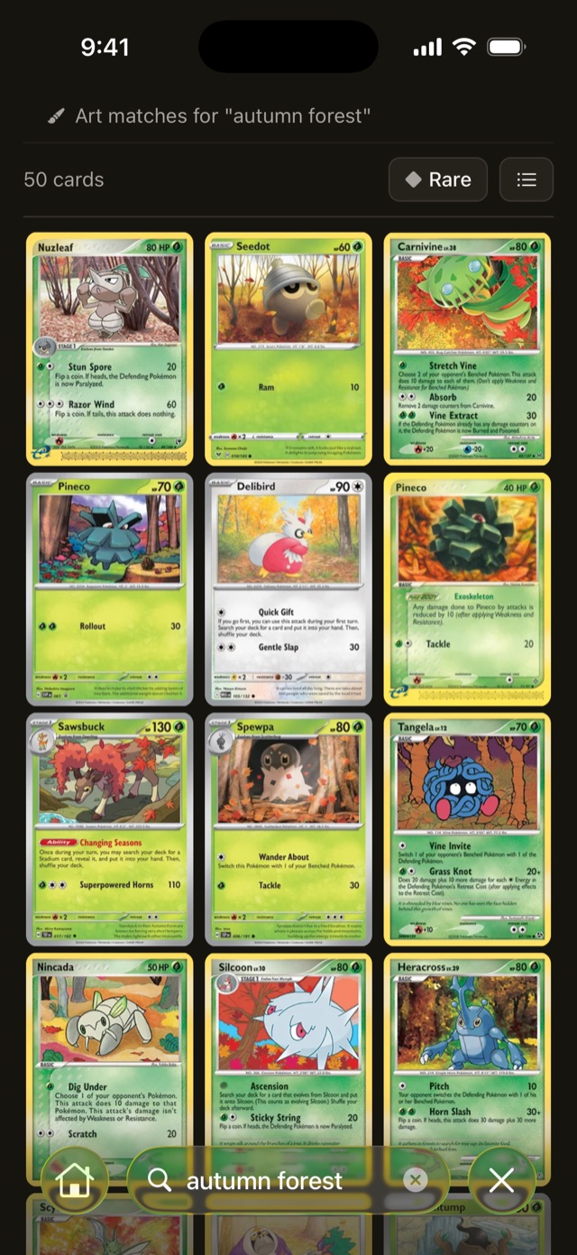 DexNDecks art search results for the query autumn forest